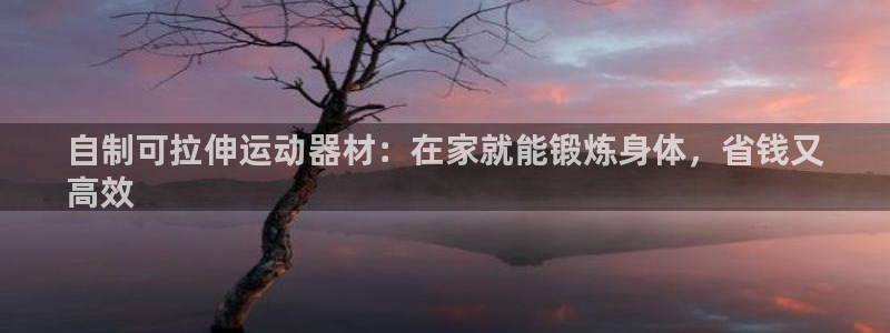 注册意昂3：自制可拉伸运动器材：在家就能锻炼身体，省