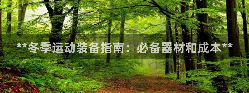 意昂体育3平台APP：**冬季运动装备指南：必备器材