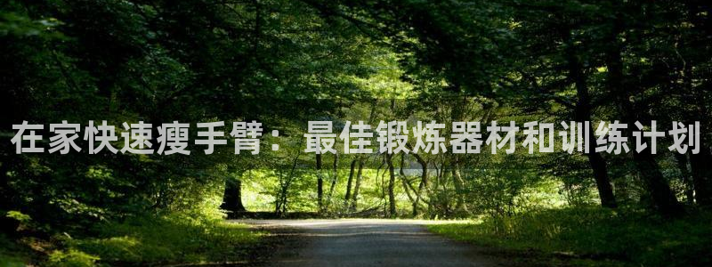 意昂平台体育：在家快速瘦手臂：最佳锻炼器材和训练计划