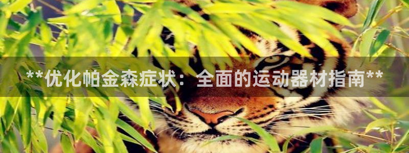 意昂3娱乐：**优化帕金森症状：全面的运动器材指南*