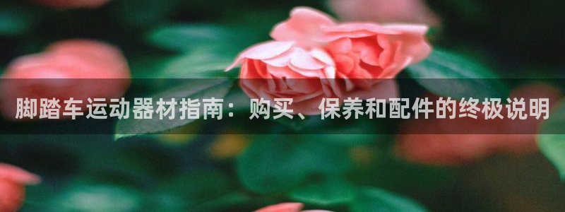 意昂体育3招商电话是多少：脚踏车运动器材指南：购买、