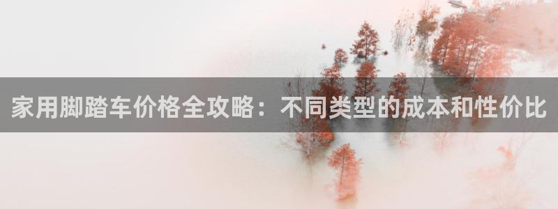 意昂体育3平台注册流程图：家用脚踏车价格全攻略：不同