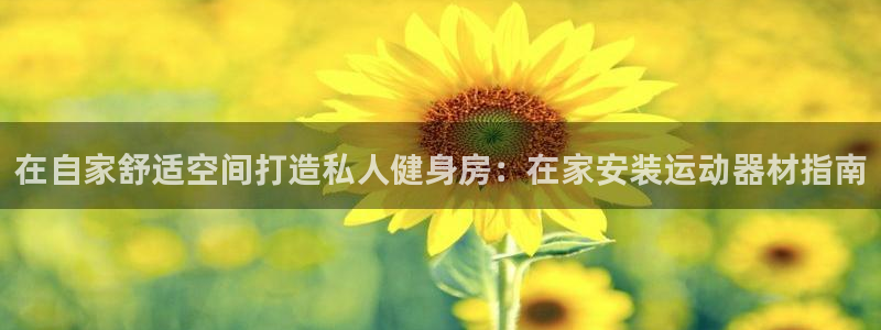 意昂体育3平台：在自家舒适空间打造私人健身房：在家安