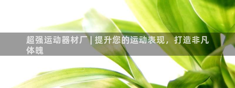 意昂体育3平台是正规平台吗：超强运动器材厂 | 提升您的运动