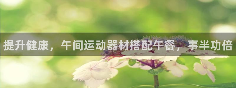 意昂3娱乐是那个系列的台子：提升健康，午间运动器材搭