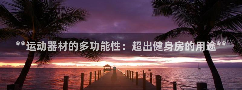 意昂3集团官网首页：**运动器材的多功能性：超出健身